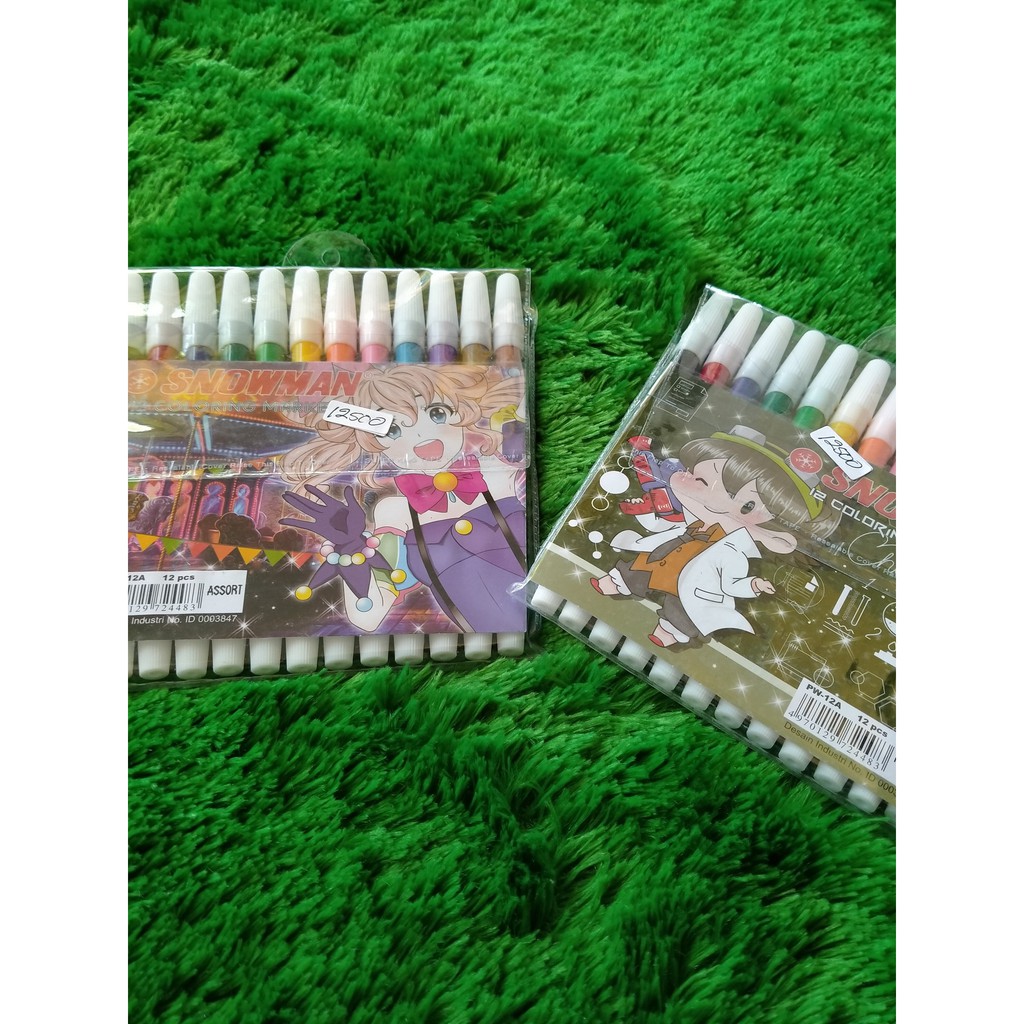

SPIDOL SNOWMAN MURAH 12 WARNA