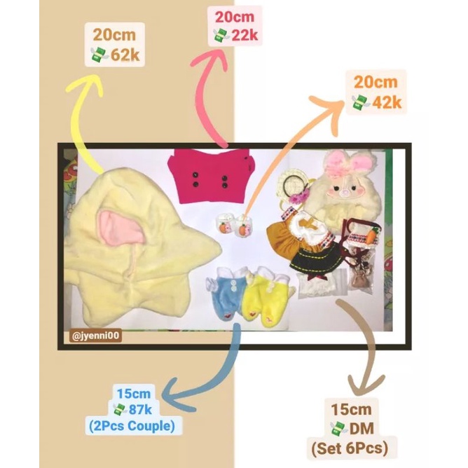 [READY] Doll Clothes 20cm 15Cm