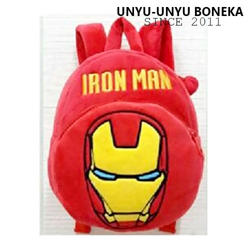 Tas ransel Boneka iron man ironman superhero avangers ransel sekolah baby kids