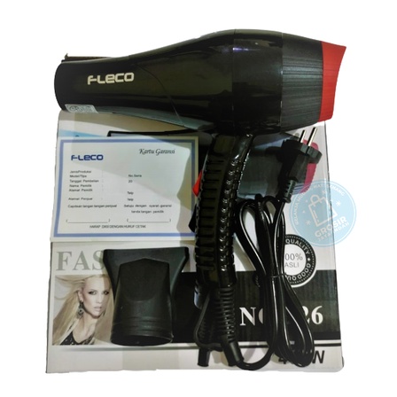 Hairdryer Fleco 226 / Pengering Rambut Ionic / Hairdryer Beauty Salon Haircare / Pengering Rambut Fleco - 400 Watt / Hairdryer Panas Dan Dingin Multifungsi