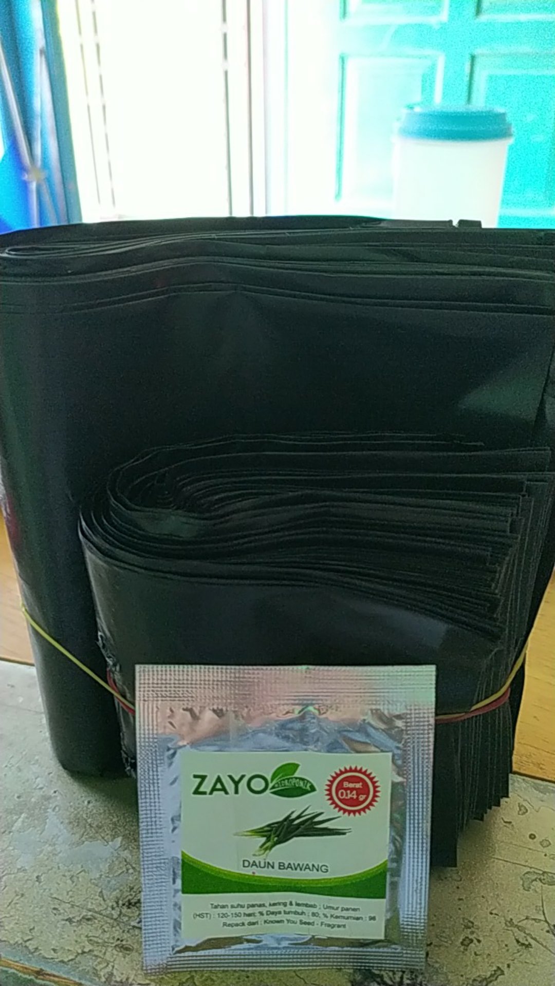 Polybag / Polibek Semai Ukuran 20 X 20 / 20x20 ( +/- 250 Gram ) - 7001