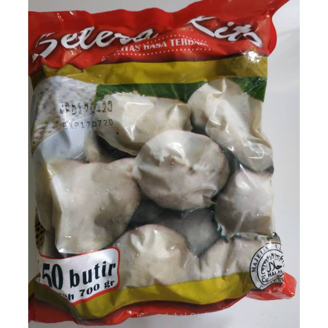 

Bakso Sapi Selera Kita isi 50 butir 700 Gram Kemasan Baru