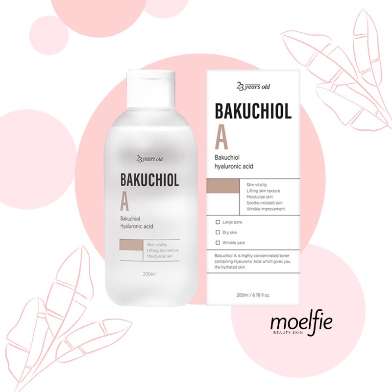 [FULL SIZE] 23 YEARS OLD BAKUCHIOL A TONER 200ml / 23YEARS OLD 23YEARSOLD