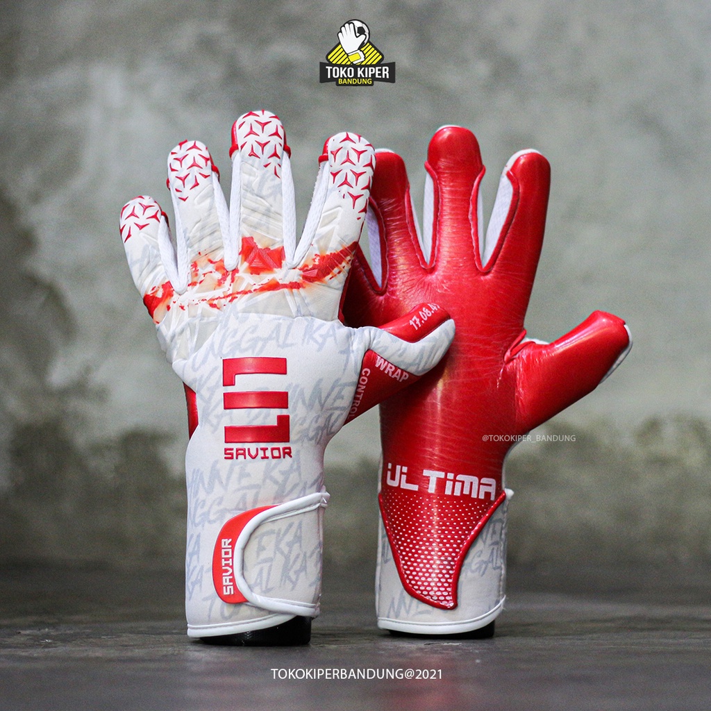 Sarung Tangan Kiper - Savior Ultima Merdeka Hybrid Cut (Top Grade)