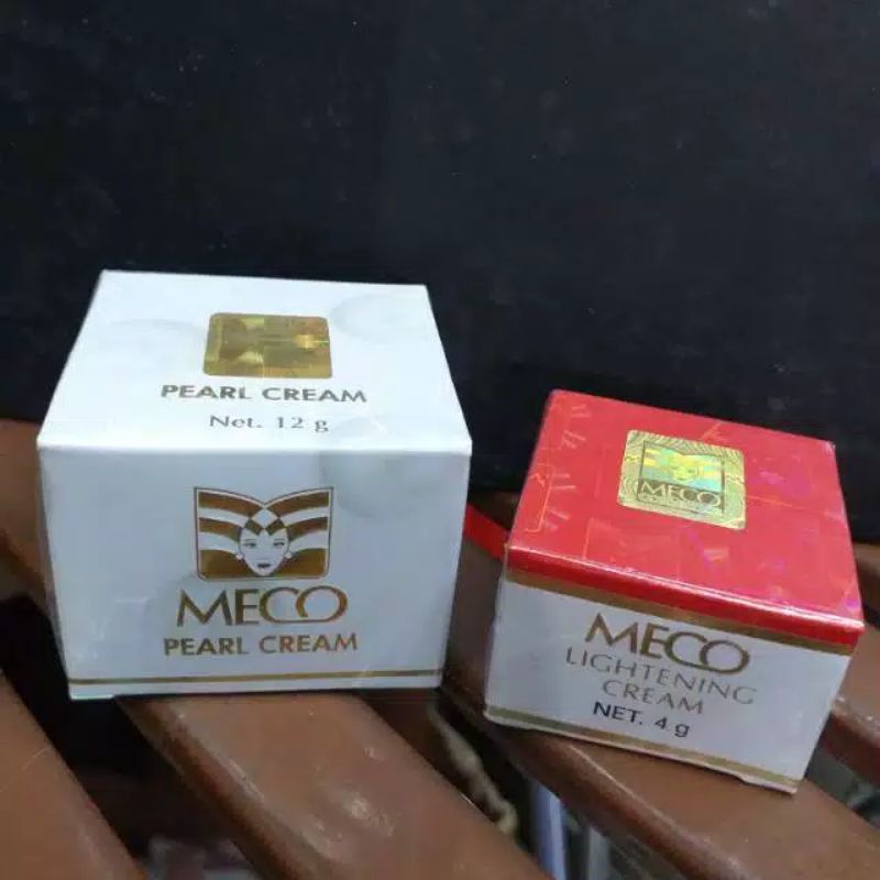 MECO pearl cream/ MECO lightening cream siang dan malam