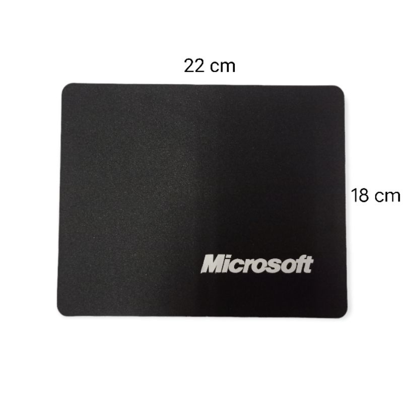 Mousepad Microsoft mousepad polos bahan kain vinyl kuat dan tidak licin