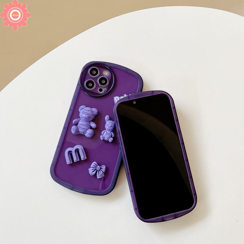 Soft Case TPU Motif Kartun Beruang 3D Untuk Realme C25 C15 C12 C31 C11 C35 C25s C25Y C20 C21Y C20A C11 2021 Realme 6i 5i 5s C3 C1 5i