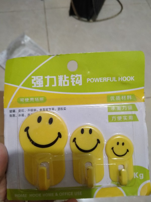 Gantungan Hook Smile Isi 3