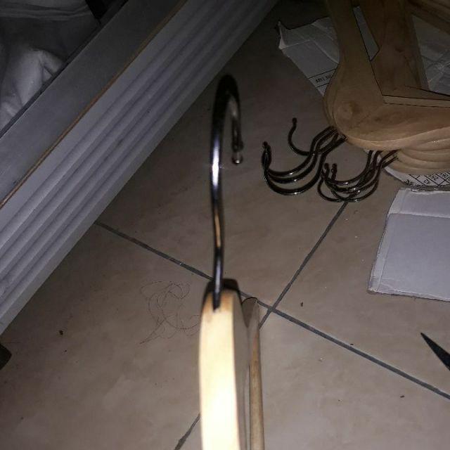 Original Ikea Hopa Gantungan Pakaian Set Isi 5, Kayu Eucalyptus Solid