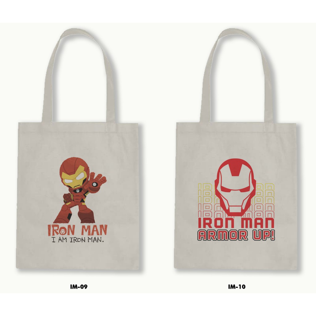 TOTE BAG BLACU - IRON MAN