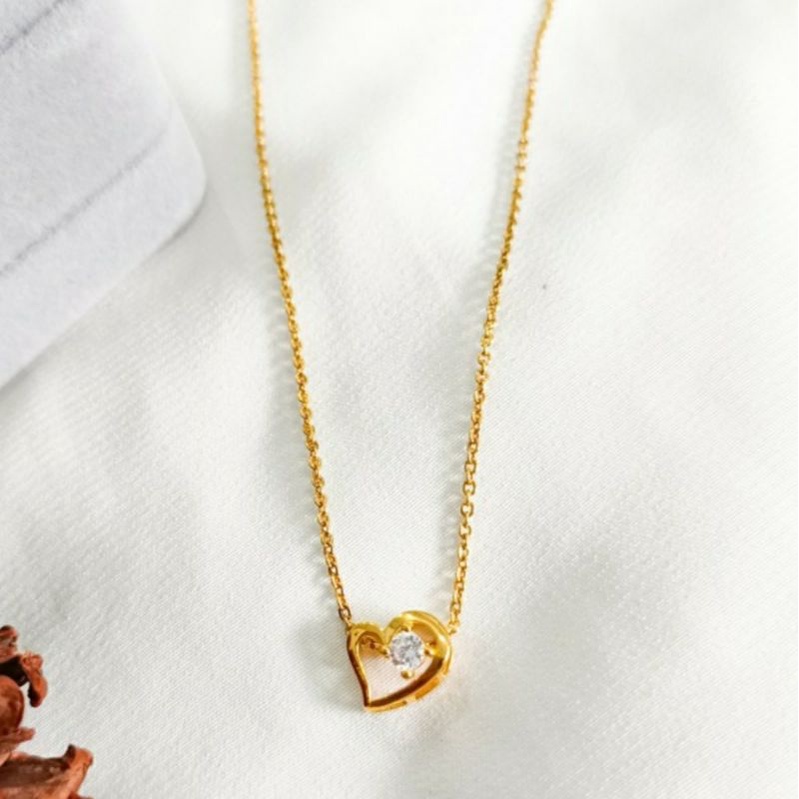 Kalung Wanita Tali Liontin Pendant Bintang Gold Perhiasan Emas asli