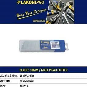 

BISA COD Mata Pisau Cutter 18mm 101015 LAKONI PRO / Blades LAKONIPRO