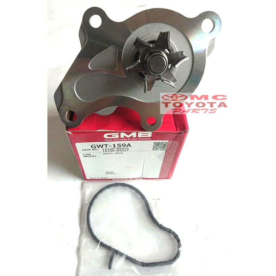 Water Pump Pompa Air Agya Alya WPT-611V GWT-159A GMB Japan