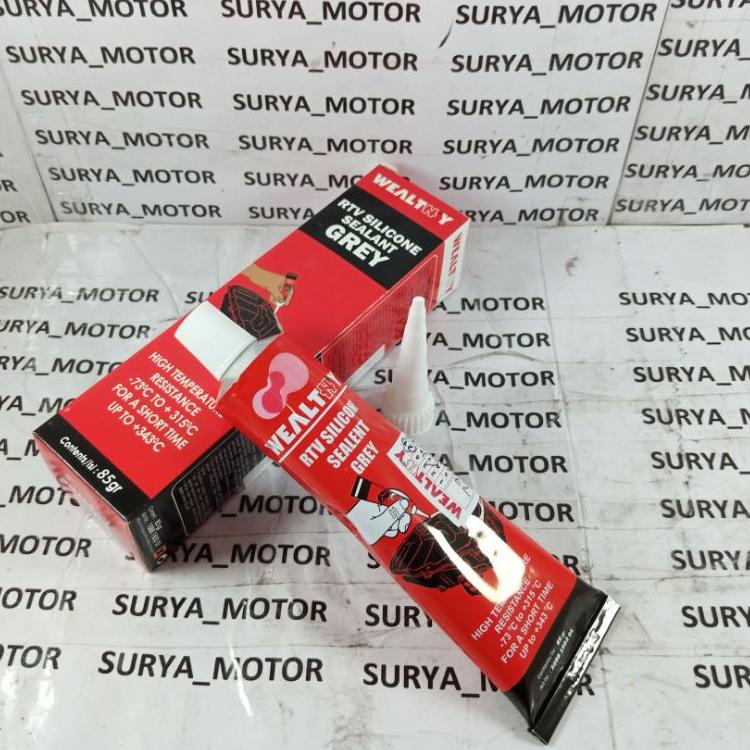 

Paling Dicari.. LEM WEALTHY RTV SILICONE SEALANT GREY 85gr