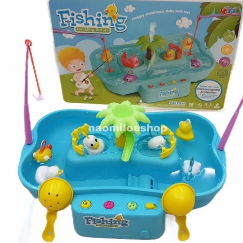 Kado anak mainan  anak alat pancing edukasi Fishing Duck