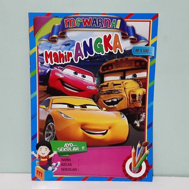 Buku Mewarnai Gambar Cars