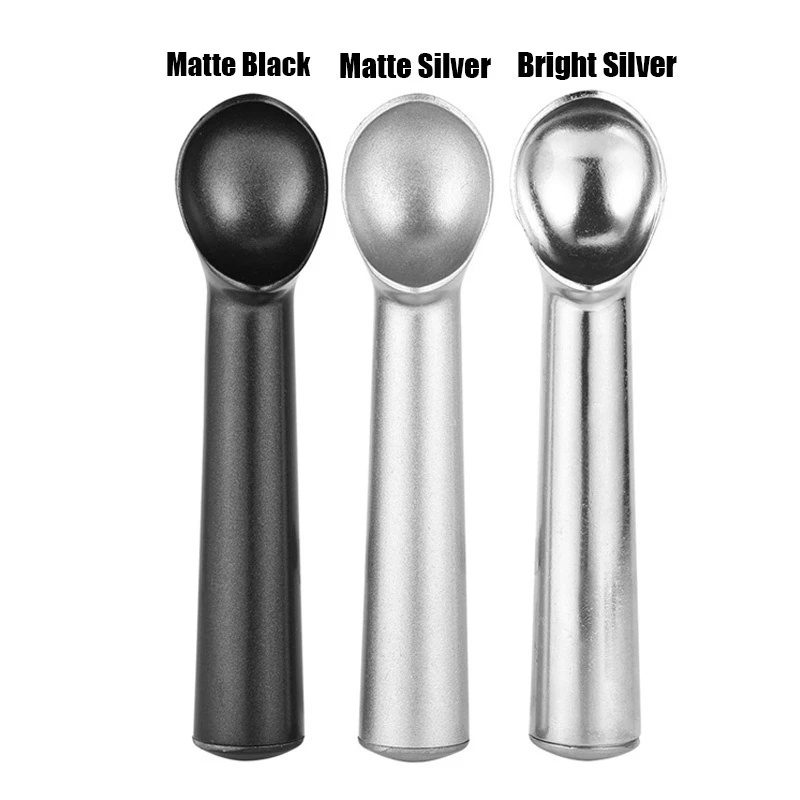 [Portable Aluminum Alloy Non-stick Anti-feeze Ice Cream Scoop ][3 Types Ice Cream Tools]