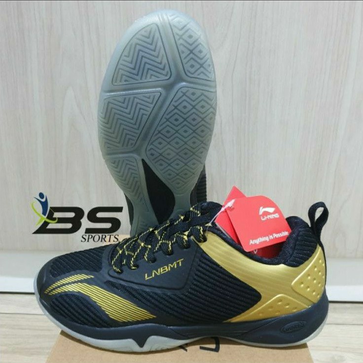 SEPATU BADMINTON LINING CLOUD ACE G8 ORIGINAL - BLACK GOLD