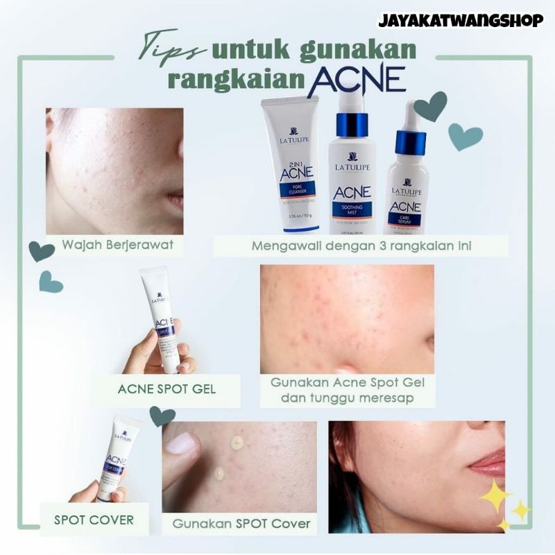 LA TULIPE 2 IN 1 ACNE PORE CLEANSER / Latulipe Sabun Wajah Untuk Kulit Berjerawat