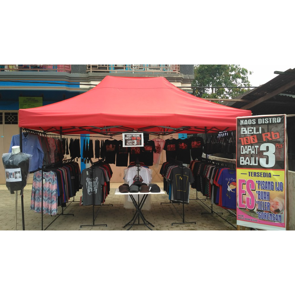 Tenda Lipat Kingkong Ukuran 3x4