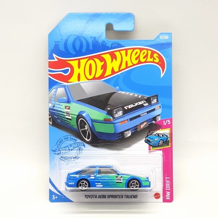 SIAP KIRIM Hotwheels Hot Wheels Toyota Ae86 Sprinter Trueno Falken TERBATAS