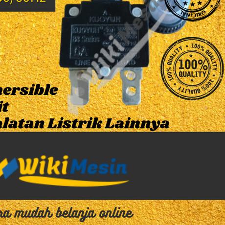 Overload Thermal Circuit Breaker Wokema 6 Ampere W55 Series 6A