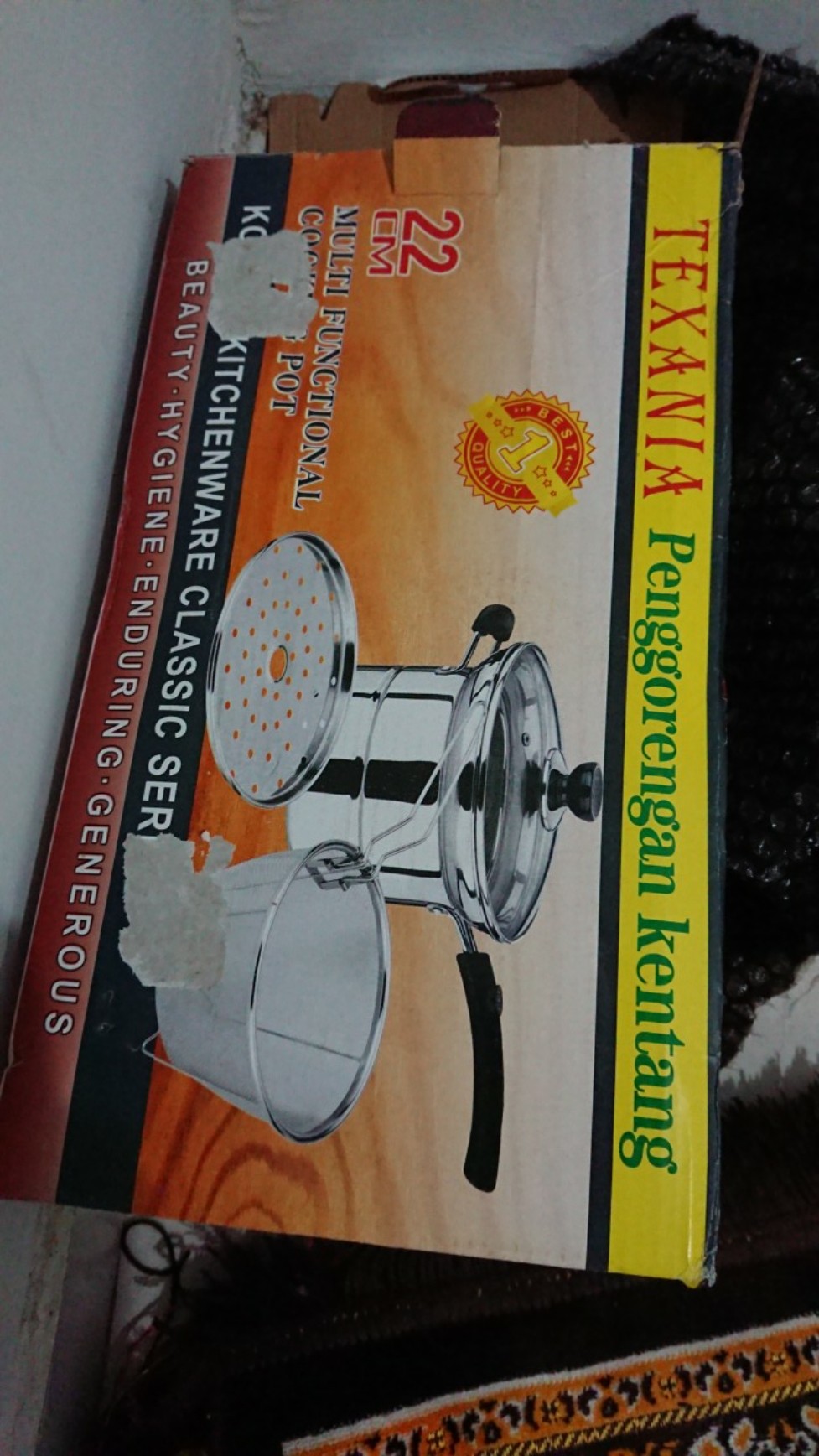 Steamer Dan Fryer 2 In 1 / Panci Multi Fungsi 22cm