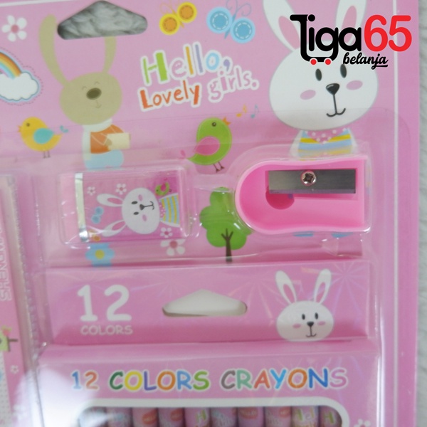 365 STATIONERY SET #40985 Buku &amp; Alat Tulis Anak / Karakter Fancy Gambar Lucu