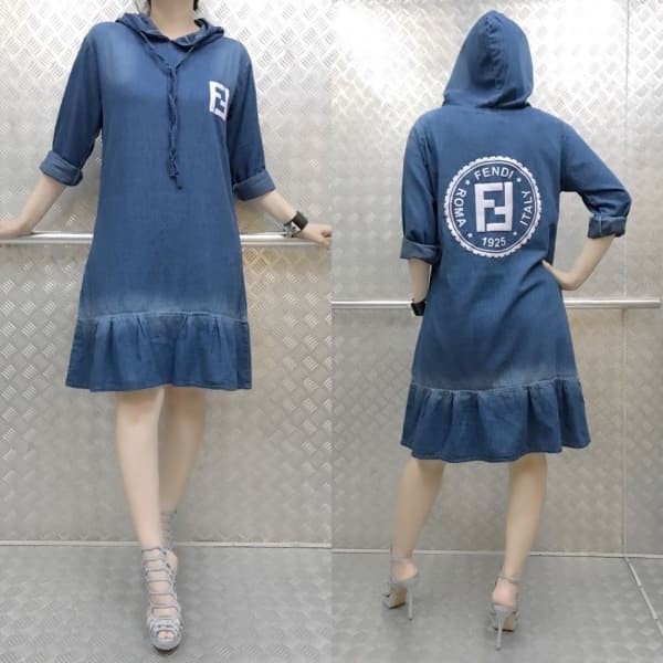 Promo Jaket Outer Wanita Lucu Bahan Jeans Levis Bordiran Supreme Nih