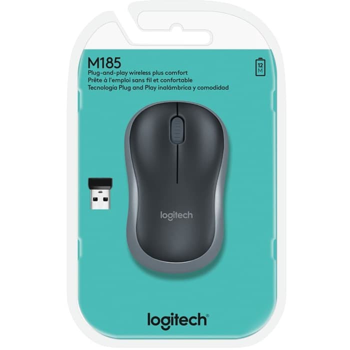 MOUSE LOGITECH M185 WIRELESS