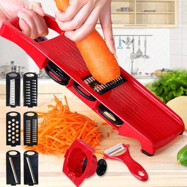 Garansi 2 bulan Slicer sayuran alat pemotong sayuran praktis