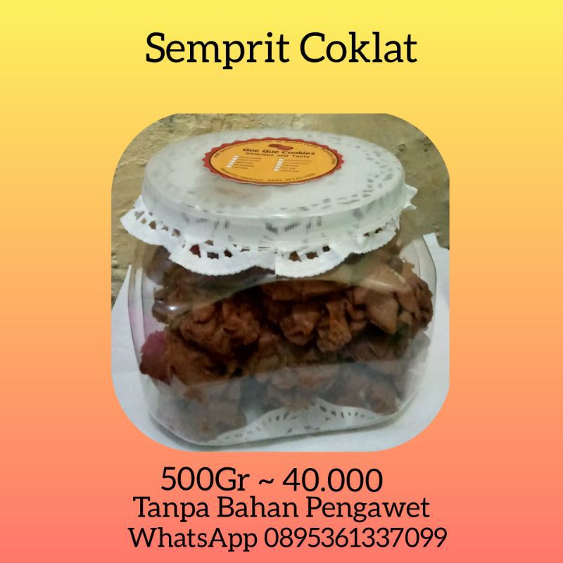 

Kue Semprit Coklat