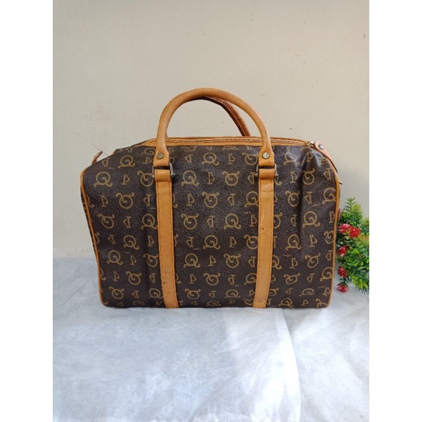 HANDBAG SPEEDY KULIT ASLI,  BISA JADI TRAVEL BAG,  PRELOVED TAS SPEEDY,  TAS KULIT,  TRAVEL KULIT,  