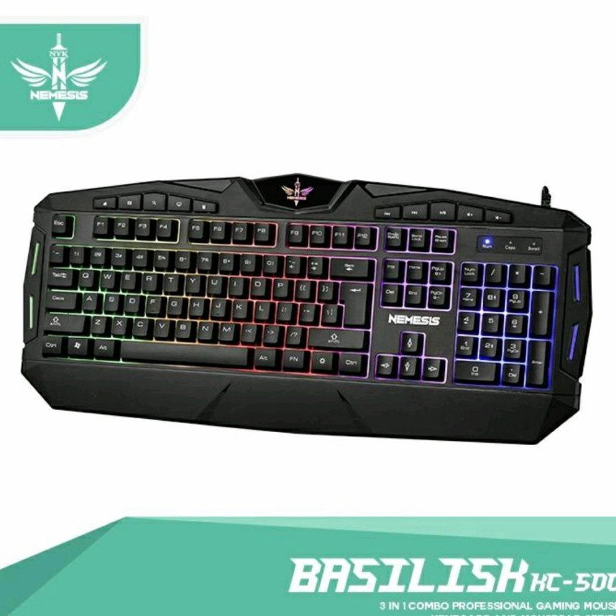 Keyboard Paket combo NYK NEMESIS BASILLISK KC-500 / NYK KC500