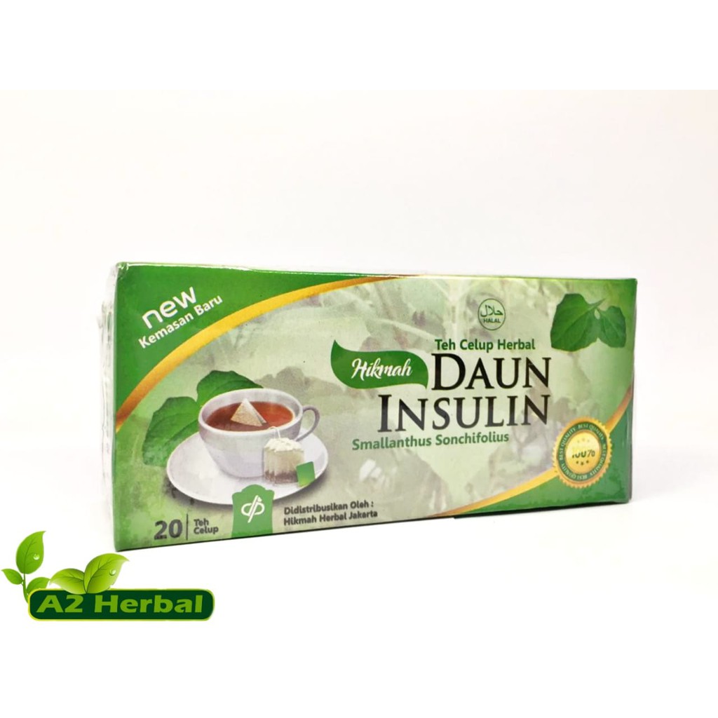 Jual Teh Celup Insulin Hikmah Obat Diabet Diabetes Gula Daun Insulin Shopee Indonesia