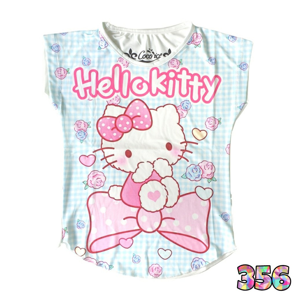 Kaos Anak Perempuan Coco Ice Hello Kitty