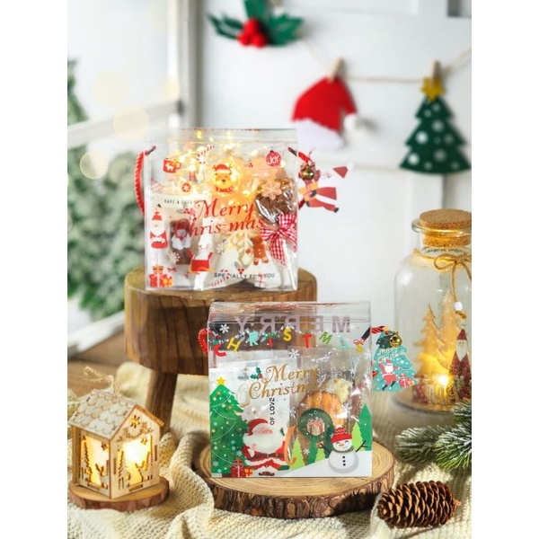 BOX MIKA TENTENG NATAL MERRY CHRISTMAS GIFT BOX HADIAH 14x14cm  NBM13