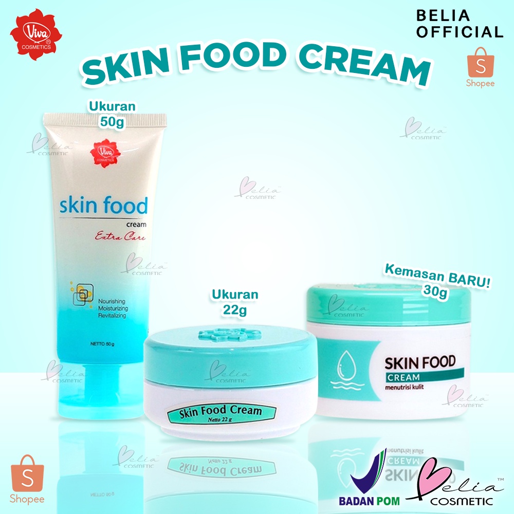 ❤ BELIA ❤ Viva Skin Food Cream 22g / 30g / Extra Care 50g