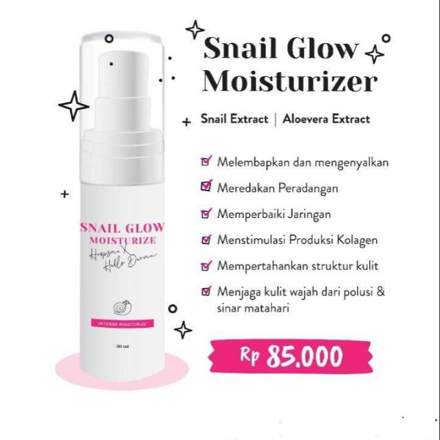 snail glow moisturizer