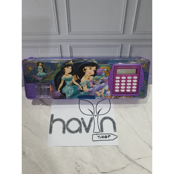 kotak pensil ada kalkulator/pencil case KALKULATOR/TEMPAT PENSIL MAGNET KALKULATOR-JASMINE