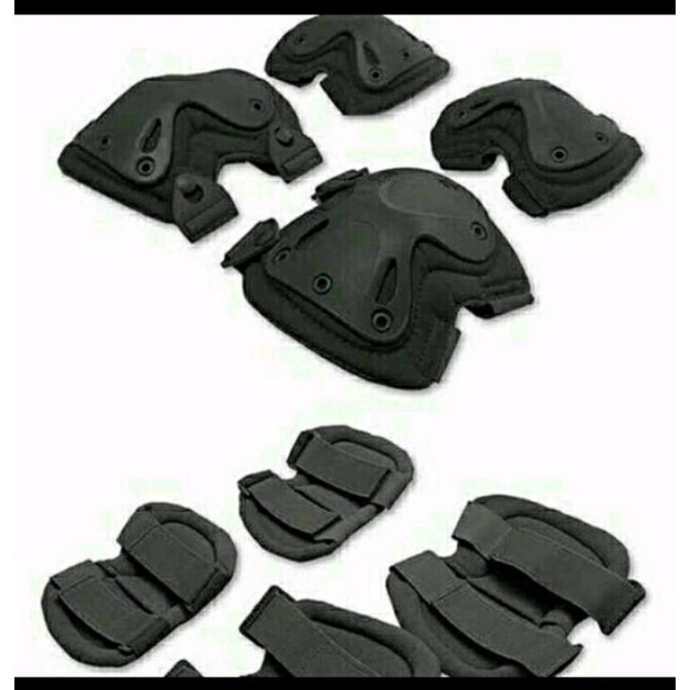 deker tactical full set deker pengaman lutut dan siku tactical outdoor