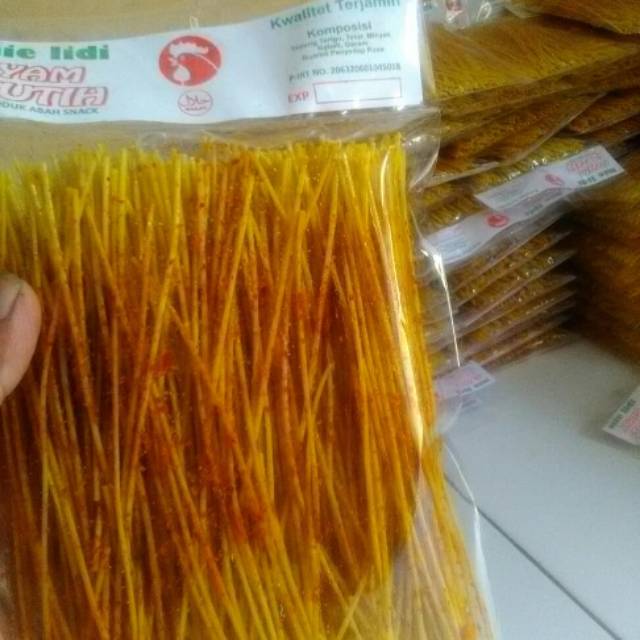 

Mie lidi / nyenyerean mie gepeng 100grm