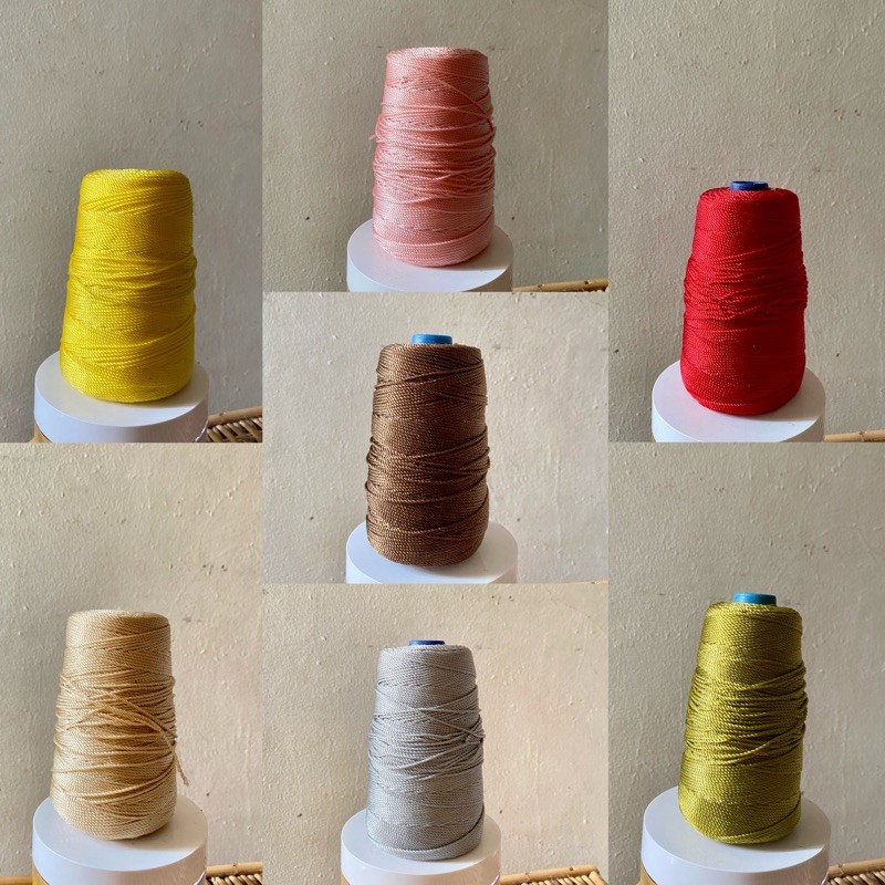MURAH Preloved Benang Rajut Nylon - Cap Peniti Asli