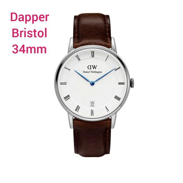 Jam tangan DW type DAPPER BRISTOL original 3,4cm dan 3,8cm