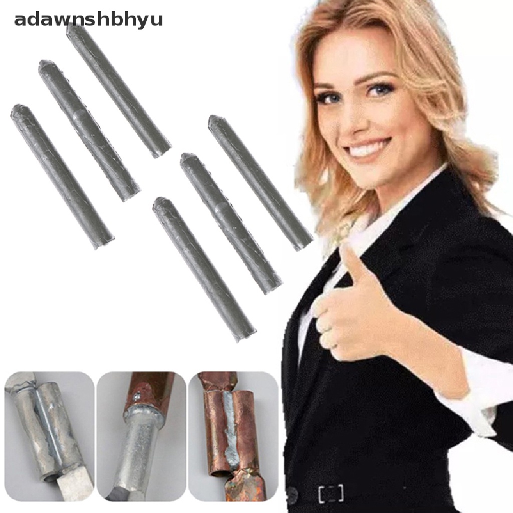 [adawnshbhyu] 6pcs Cored Aluminum Welding Rod Batang Las Aluminium Mudah Meleleh Suhu Rendah