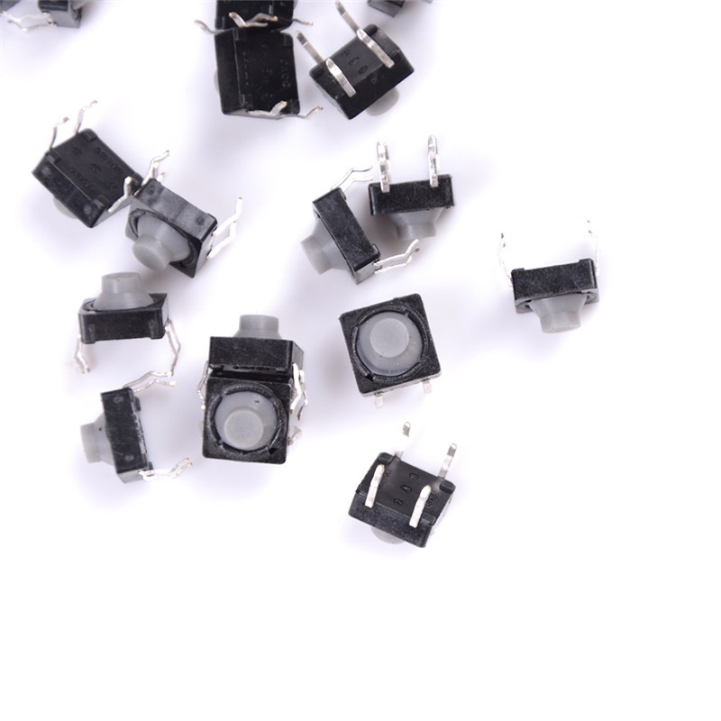 High cost performance 20pcs 4Pin Micro Tactile Push Button Switch Momentary Miniature Tact Push butt