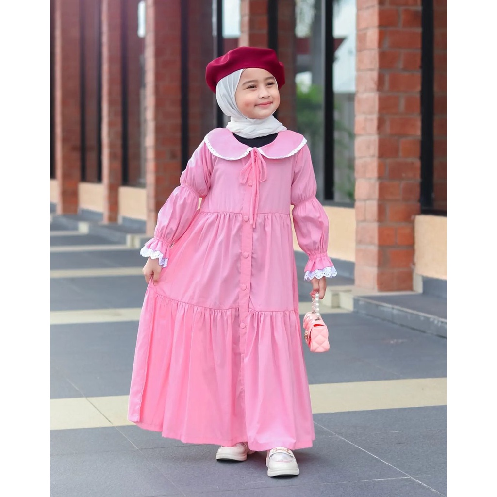 Grosir GAMIS ANAK PEREMPUAN ZARINA USIA 3-5 TAHUN Keren