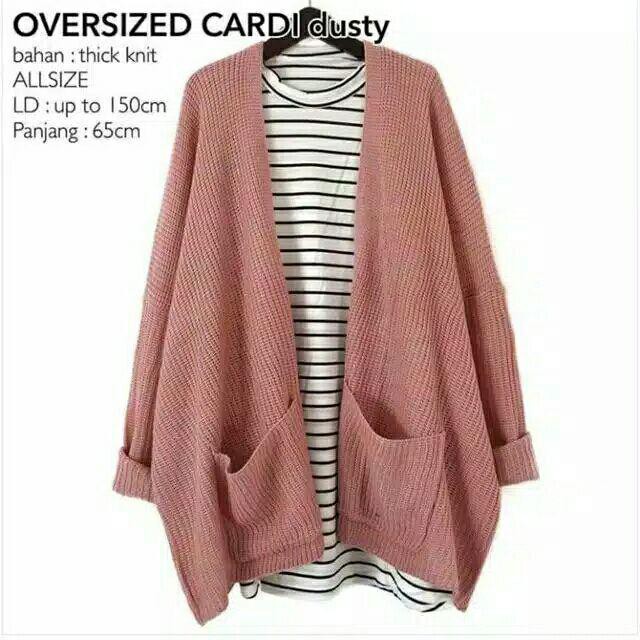 CARDIGAN RAJUT WANITA - ATASAN OVERSIZE CARDY LOCCY - CAMEROON CARDY