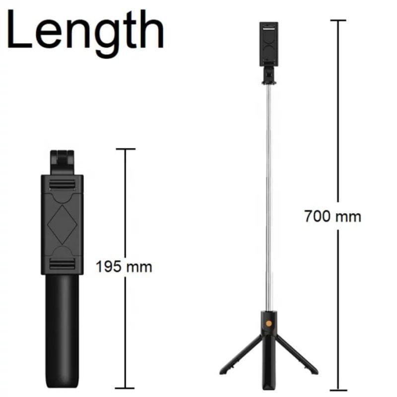 {DS} K07 - Tripod 2 in 1 / Mini Dekstop Tongsis Tripod Selfie Stick Plus