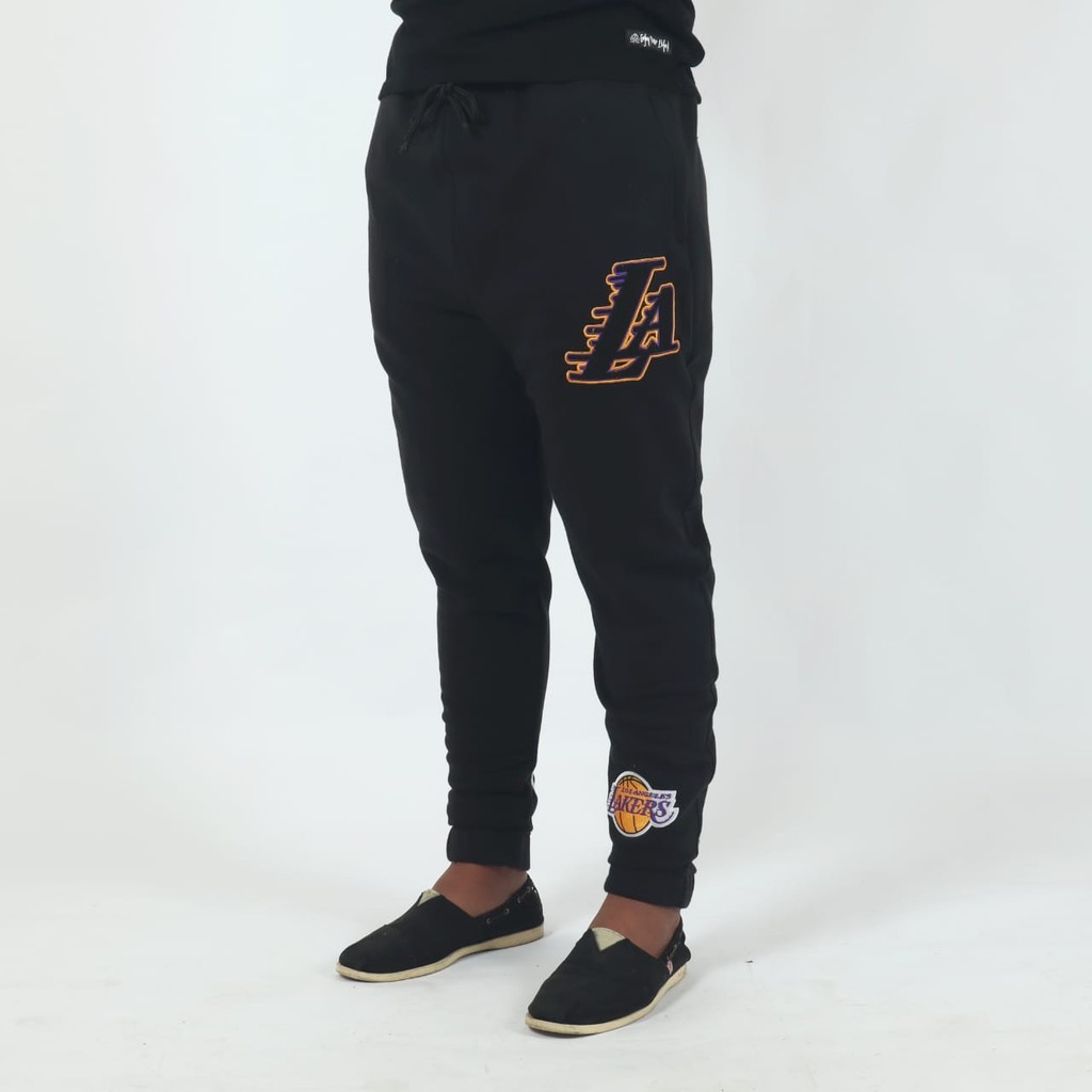 CELANA PANJANG PRIA JOGGER PANTS LA LAKERS SIMPLE GOOD QUALITY